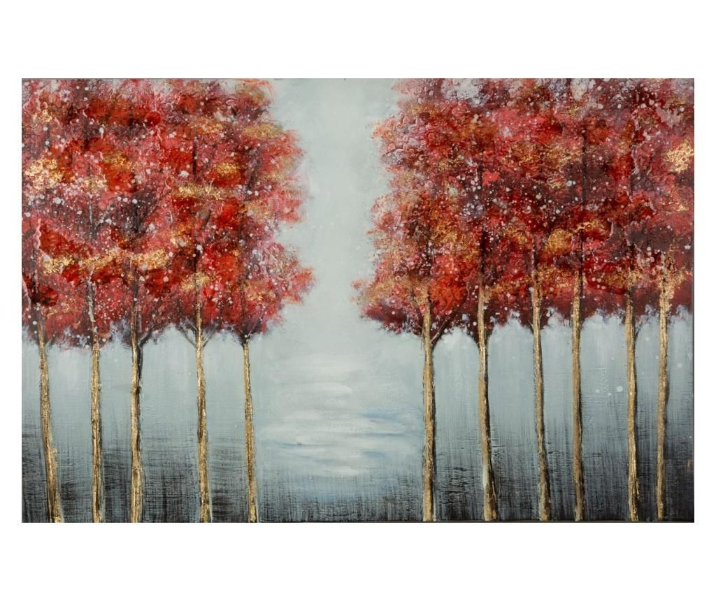 Tablou Autumn 60×90 cm – Eurofirany, Rosu Eurofirany